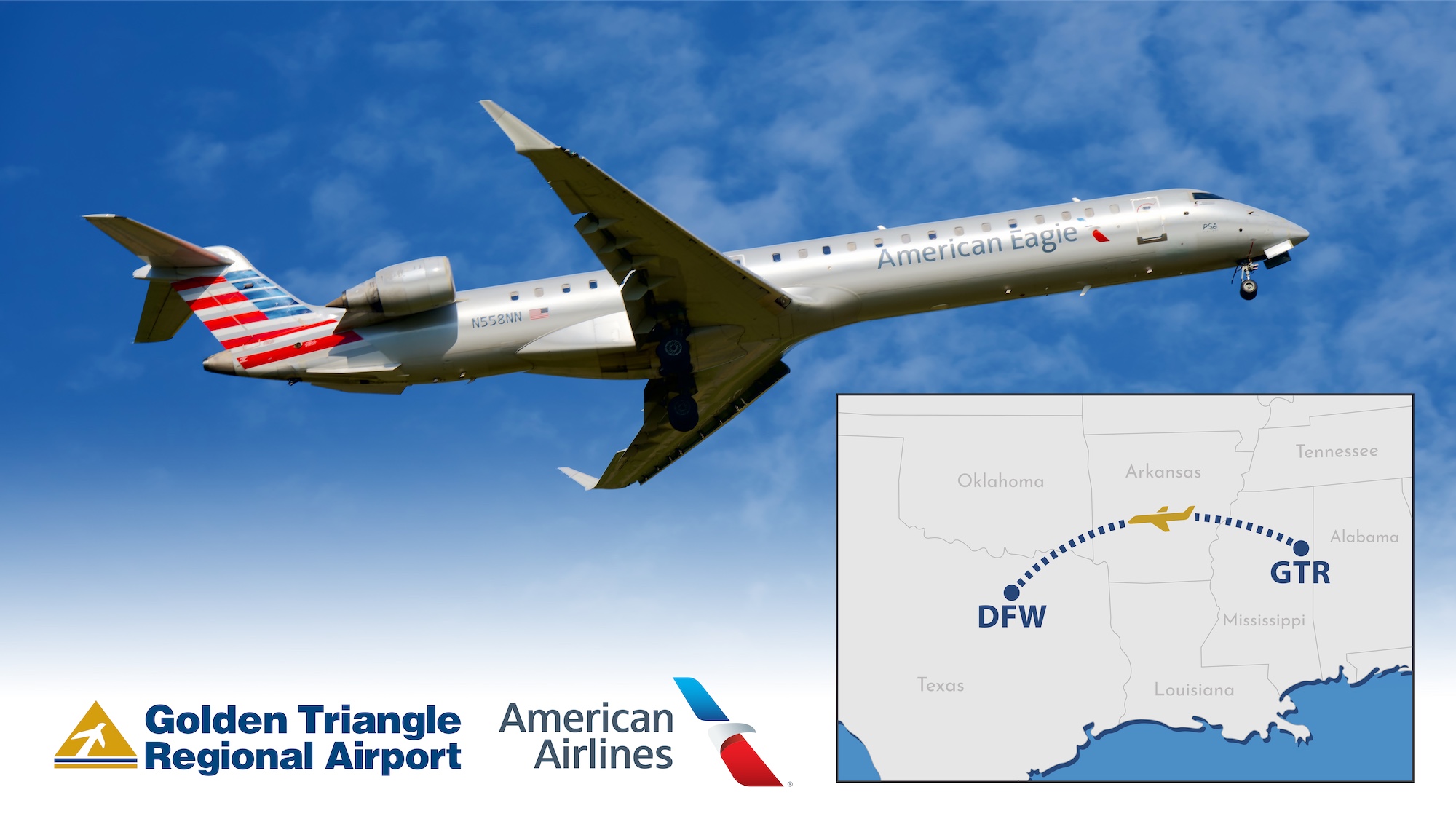 American Airlines flights coming to Golden Triangle Regional Airport American Airlines flights coming to Golden Triangle Regional Airport